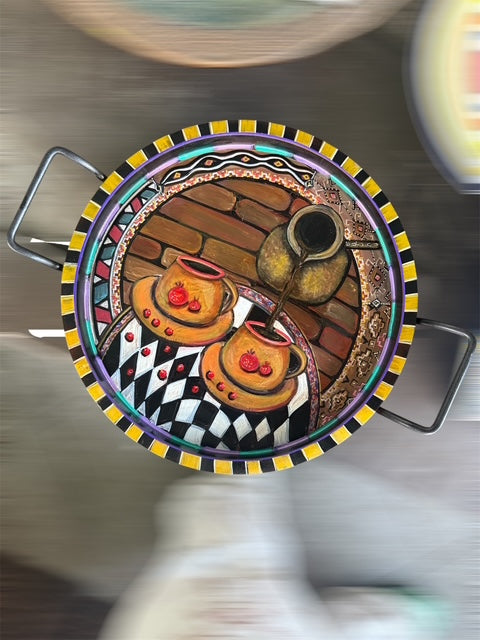 Art that Serves LRG ROUND TRAY