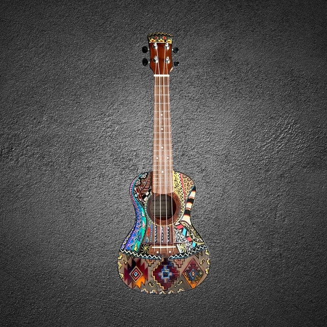 Art that Serves  WOODEN GUITAR