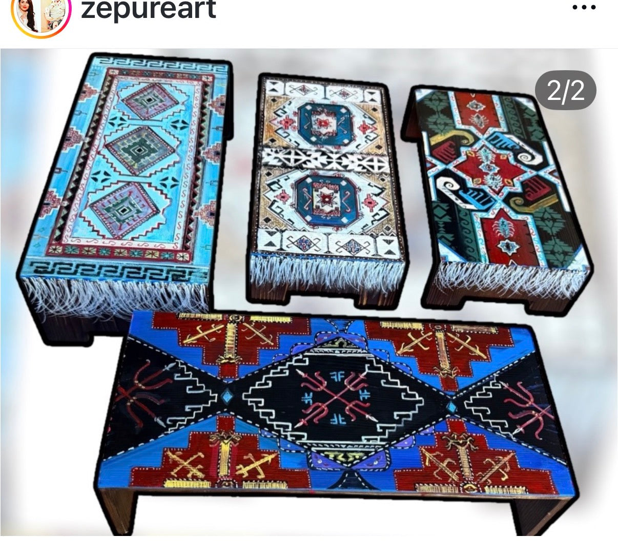 Art that Serves RISERS SET OF 4 CUSTOM