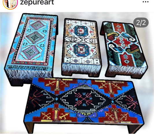 Art that Serves RISERS SET OF 4 CUSTOM