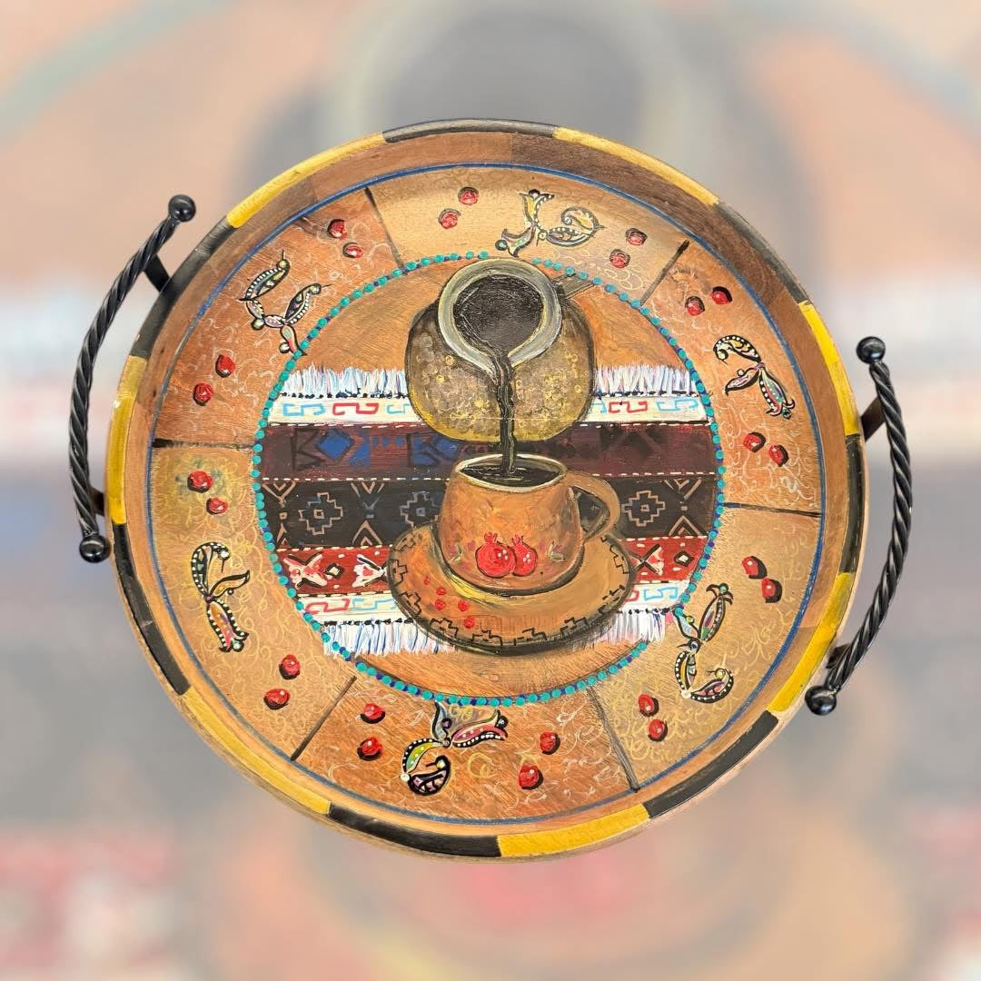 Art that Serves MED/LRG ROUND TRAY