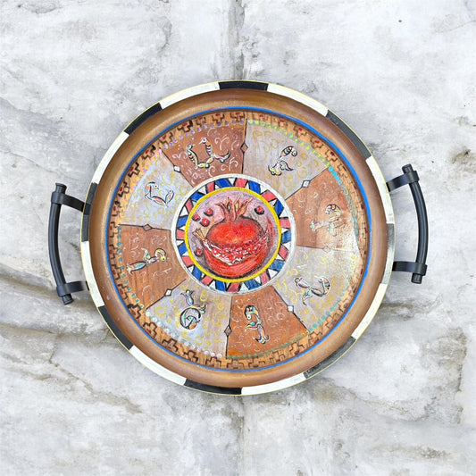 Art that Serves MED ROUND TRAY