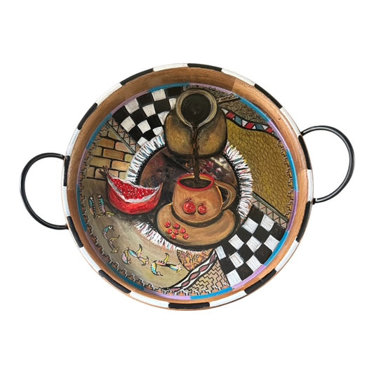Art that Serves  ROUND TRAY