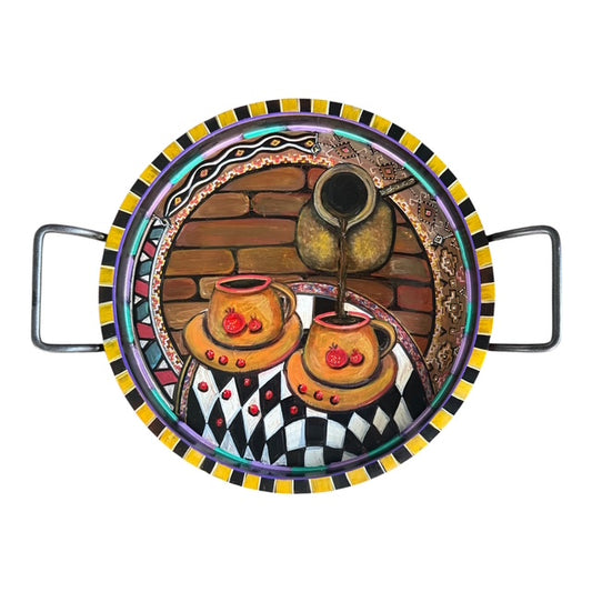 Art that Serves LRG ROUND TRAY